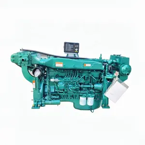 super quality Water-cooled 257KW/2000RPM WD615.57C01 sinotruk marine engine for boat