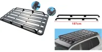 Galerie de toit en alliage d'aluminium avec rail pour Ranger Offroad Trips Car Roof Rack
