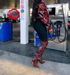 خريف جديد كلاسيكي سترة سوداء كل مباراة عارضة عالية الشارع بارد المرأة واحدة الصدر بو الجلود سترة قصيرة معطف - Product Image 3