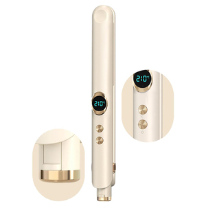 Plancha de <span class=keywords><strong>Pelo</strong></span> Portátil 2 en 1 con Pantalla LED e Iones Negativos, Tecnología de Calentamiento de Cerámica, Herramientas <span class=keywords><strong>para</strong></span> Alisar el Cabello - Product Image 1