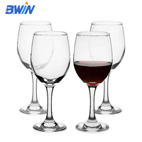 Vente en gros de verres à vin en plastique PC avec logo personnalisé pour restaurant
