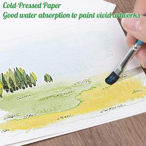 Kit de fabrication de marque-pages aquarelle <span class=keywords><strong>200</strong></span> pièces avec 40 marque-pages vierges, pompons et protections en <span class=keywords><strong>PVC</strong></span>, 100% coton, personnalisable - Product Image 3