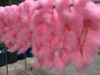 Écharpe teinte Turquie Marabout Featherfor Home Party Mariage Xmas Decor Diy Craft Clothing Costume Dance Dress Cosplay Accecssoy