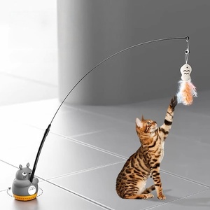 Die neue <span class=keywords><strong>Totoro</strong></span> 360-Grad-Drehung versetzt das <span class=keywords><strong>Cat</strong></span> Stick Steel Rod Small Fish Stirnband Bell <span class=keywords><strong>Cat</strong></span> Toy. - Product Image 2