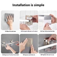 Super Dragon moderne multi-couche cuisine Triangle organisateur de rangement sans perçage mural en métal salle de bain douche étagère coin