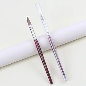 Kolinsky Acrylic Nail <b>Brush</b> 16# 18# Solid Wood Handle Professional Manicure <b>Brushes</b> for Powder Acrylic Application 24mm 25mm - Product Image 5