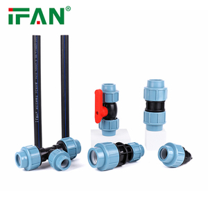 IFAN Agriculture <span class=keywords><strong>Irrigation</strong></span> Jardin Pp/pe Raccords de Compression 20-110mm Hdpe Connecteur de tuyau d'eau - Product Image 6