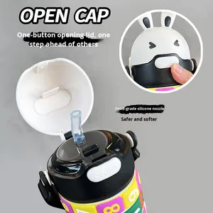 Mignon Design Mathématiques Éducatifs Grande Capacité Enfants Numérique Thermos Tasse Puzzle 316 <span class=keywords><strong>Bouteille</strong></span> D'eau En Acier Inoxydable pour Enfants - Product Image 4
