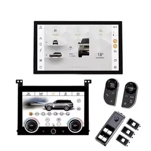 Pencere kaldırma direksiyon düğme 9 ''Vogue AC kontrol paneli 13.3'' Android araba radyo Range Rover Vogue spor 2013-2016 için