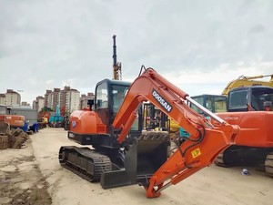 Mini-excavatrice coréenne Daewoo Doosan Dh60 de 6 tonnes d'occasion, excavatrice sur chenilles Dh 60, Dh60 Gold DH55 DH70 DH80 - Product Image 4