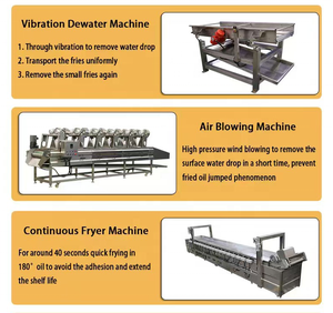 Tùy chỉnh hiệu quả cao khoai tây chiên làm máy gà cốm dây chuyền sản xuất - Product Image 4