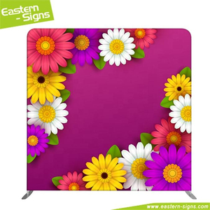 Toile de fond portable en tissu tensionnel double face de 2,3 m en aluminium, durable, avec conception gratuite, directement de l'usine, pour salons professionnels - Product Image 4
