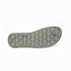 Sandales Thong Vert Armée Raffinées pour Femmes avec Semelle Anatomique pour Utilisation en Extérieur et à la Plage - Product Image 1