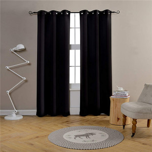 100% cortina de poliéster para ventana cortinas Sala cortinas - Product Image 4