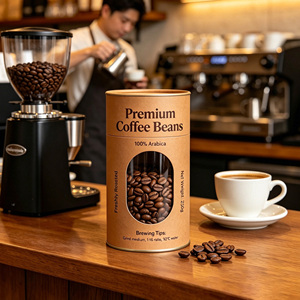หลอดกระดาษคราฟท์แบบกำหนดเอง บรรจุภัณฑ์กาแฟรักษ์โลก กระบอกกระดาษแข็งย่อยสลายได้ รับผลิตตามสั่ง (OEM) บรรจุภัณฑ์ชาเขียวมัทฉะ - Product Image 5