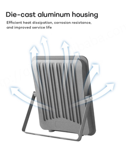 Vente en gros 200W IP66 aluminium stade projecteurs LED réflecteur lampe de jardin haute luminosité COB puce étanche 100W 300W 400W - Product Image 4