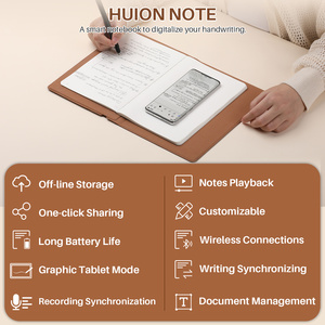 Cuaderno Inteligente Ecológico Huion Note X10 para Dibujo Digital y Escritura a Mano, Cuaderno Reutilizable Inteligente Fusion y Juego de Bolígrafos Portátiles - Product Image 3
