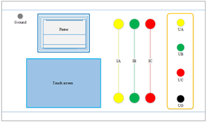 Testeur d'impédance de charge pour transformateur électrique, pour courant de court-circuit, 0-600V/0-120A, précision 1% pour transformateurs et postes de transformation - Product Image 5