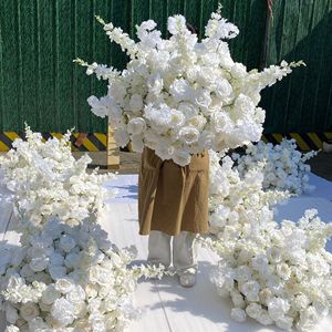 Centros de Mesa de Rosas de Seda para Bodas, Decoraciones de Mesa, Arreglos Florales, Centros de Mesa con Bola de <span class=keywords><strong>Flores</strong></span>, <span class=keywords><strong>Flores</strong></span> Artificiales - Product Image 4