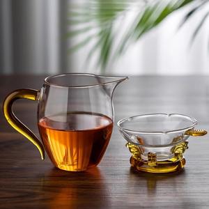 Dispensador de Té de Vidrio Estilo Kung Fu, 300 ml, Diseño Simple para Té de la Tarde - Product Image 2