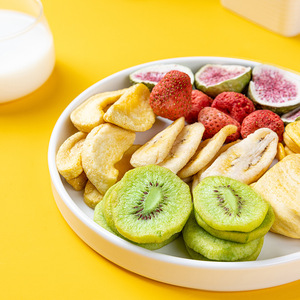 Venda quente A Granel Congelar Secas Banana Kiwi Fruta Figo Data Vermelha Maçã Morango Congelar Secas Frutas Misturadas Misturar Frutas - Product Image 3