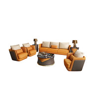 Zeitgenössische Luxus-Wohnzimmer-Sofas Moderne Möbel mit Schwamm füllung