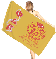 Serviettes de plage personnalisées de haute qualité avec logo pour la sororité nationale Sigma Gamma Rho – Vente en gros