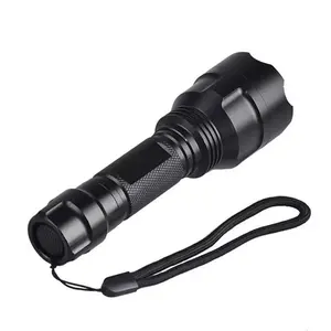 Tocha de caça luz vermelha, à prova d' água, mini câmera de detecção pinhole, luz vermelha, lanterna