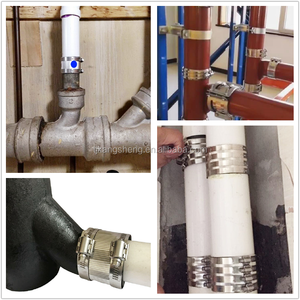 Fabbrica Custom di alta qualità di grande diametro un tipo No-mozzo accoppiamenti in <span class=keywords><strong>acciaio</strong></span> inox con guarnizioni in gomma raccordi per tubi - Product Image 4