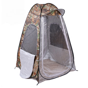 Camo Portatile Doccia Servizi Igienici Camping Pop Up Tenda mobile esterno di inverno di pesca tenda con tetto - Product Image 1
