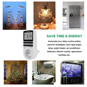 TM515-EU Mini Smart Electrical LCD Digital <b>Socket</b> <b>Timer</b> 7 Days Weekly Programmable Wall <b>Plug</b>-in Switch EU <b>Plug</b> 220V AC 16A Load - Product Image 6