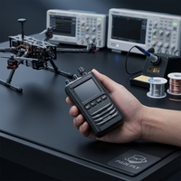 Detector de Señales Inalámbricas Portátil de Alta Sensibilidad de 400MHz-6GHz con Pantalla de 6 Pulgadas y Detección Simultánea de 12 Señales