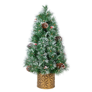 Co-Arts Offre Spéciale Faux arbre de Noël en pot d'intérieur de 3 pieds - Product Image 1