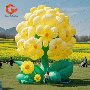 ดอกไม้เป่าลมขนาดยักษ์ ดอกไม้ประดิษฐ์เป่าลมตามสั่ง สำหรับงานเทศกาลศิลปะ ลูกโป่งสำหรับตกแต่งภายนอก - Product Image 6