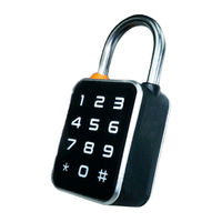 Vente en gros antivol de gym cadenas biométrique intelligent accès rapide sac de voyage étanche sans clé avec mot de passe de verrouillage TT pour porte en bois
