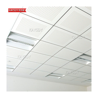 Vente en gros d'usine, dalles de faux plafond en métal amovibles 600*600 mm, dalles en aluminium à poser pour hôtels, bureaux, hôpitaux, centres commerciaux