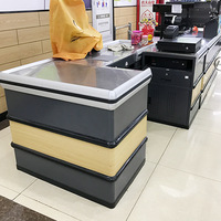 Nouveau design de table de caisse de supermarché pour magasin de détail
