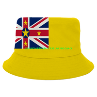 Chapeau de pêcheur avec drapeau de Montserrat pour femmes et hommes, chapeau de pêcheur patriotique, casquette de soleil d'été pour voyage, plage, pêche