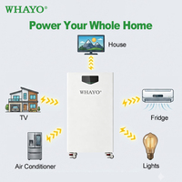 Whayo 2026 – Nouvelle Batterie Lithium Fer Phosphate (LiFePO4) Portable Solaire sur Roues pour Systèmes BESS Résidentiels Faciles à Installer avec Prise en Charge de la Communication