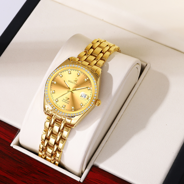 Custom  Luxury Ladies Watch Custom Made Female Gold Watches  Oem Luxury Quartz  Watch for Women
