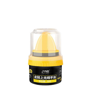 Jynb Leather Shoe <b>Polish</b> Cream 60G Nourishing For <b>Black</b> Leather Shoes - Product Image 1