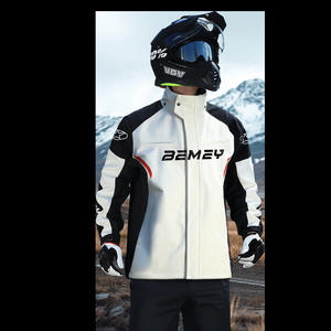 Impermeable para Motocicleta Bemey para Hombre, Traje Impermeable de Cuerpo Completo, Negro, Blanco, Gris, Ropa Exterior para Viajes y Motociclismo, Conjunto de Dos Piezas - Product Image 1