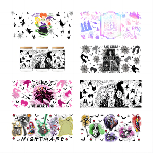 Juego <span class=keywords><strong>de</strong></span> 5 Vasos <span class=keywords><strong>de</strong></span> Café Aislados <span class=keywords><strong>de</strong></span> Vidrio Tumbler <span class=keywords><strong>de</strong></span> Alta Calidad con Color Personalizado, Botella <span class=keywords><strong>de</strong></span> Agua con Diseño <span class=keywords><strong>de</strong></span> Película <span class=keywords><strong>de</strong></span> <span class=keywords><strong>Terror</strong></span>, Impresión UV, Película PET Lavable - Product Image 5