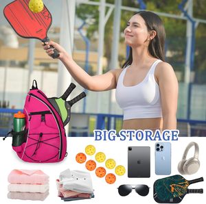 Borsa per Pickleball Personalizzabile, Zaino a Tracolla Impermeabile, Borsa Sportiva per Racchette con Porta Paddle e Scomparto per Scarpe, per Uomini e Donne - Product Image 2