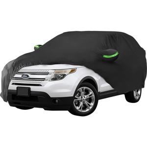 Housse de protection pour voiture, compatible avec <span class=keywords><strong>Ford</strong></span> Explore 2011 – 2024, coupe-vent, toutes saisons, imperméable, protection contre le soleil, la pluie, les UV, la poussière et la neige, housse extérieure - Product Image 1
