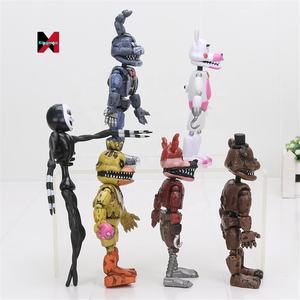 Nueva serie FNAF calidad superior cinco noches en con luz figura de acción <span class=keywords><strong>3D</strong></span> Pvc muñeca 6 unids/set <span class=keywords><strong>Freddy</strong></span> juguetes niños niñas muñecas - Product Image 4