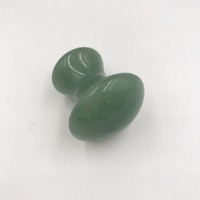 Aventurine naturelle Jade Gua Sha outil champignon forme pierre pour beauté SPA relaxant corps grattage Massage