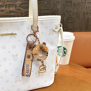 Creative Oil Kapi Bala Donut Mousqueton Porte-clés Mignon En Plastique Écologique Petit Cadeau En Gros - Product Image 2