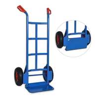 250 KG Capacidad de acero Push Hand Truck Personalizable OEM Cargo Trolley con estructura de plataforma