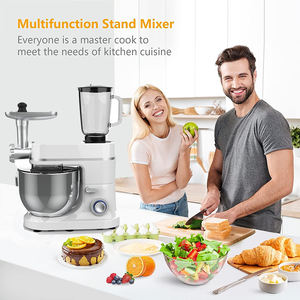 Mélangeurs <span class=keywords><strong>de</strong></span> nourriture multifonctionnels pour <span class=keywords><strong>cuisine</strong></span> domestique 1600W 8L Mélangeur sur socle électrique pour presser, broyer la viande, mélanger 3 en 1 Mélangeur à gâteaux - Product Image 2